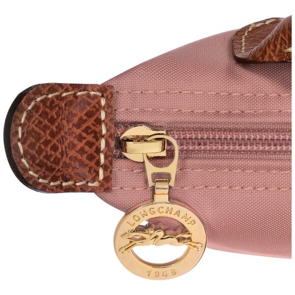 NEW Longchamp Le Pliage Original Pouch With Handle in Pink Tea - Recycled Canvas - Picture 6 of 6